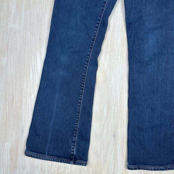 Patagonia Mid Rise Organic Cotton Dark Wash Casual Boot Cut Denim Jeans 28 - Picture 5 of 16